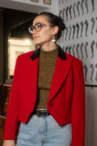 Image 1 of Blazer Crop Maurice