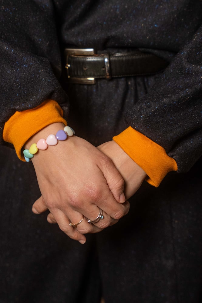 Image of Maglione interlinea nero melange