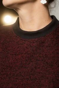 Image 6 of Maglione Interlinea Red