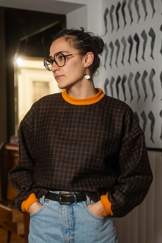 Image of Maglione interlinea quadri