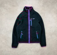 Image 2 of Patagonia Retro Pile Fleece Jacket Blue Small Womens 