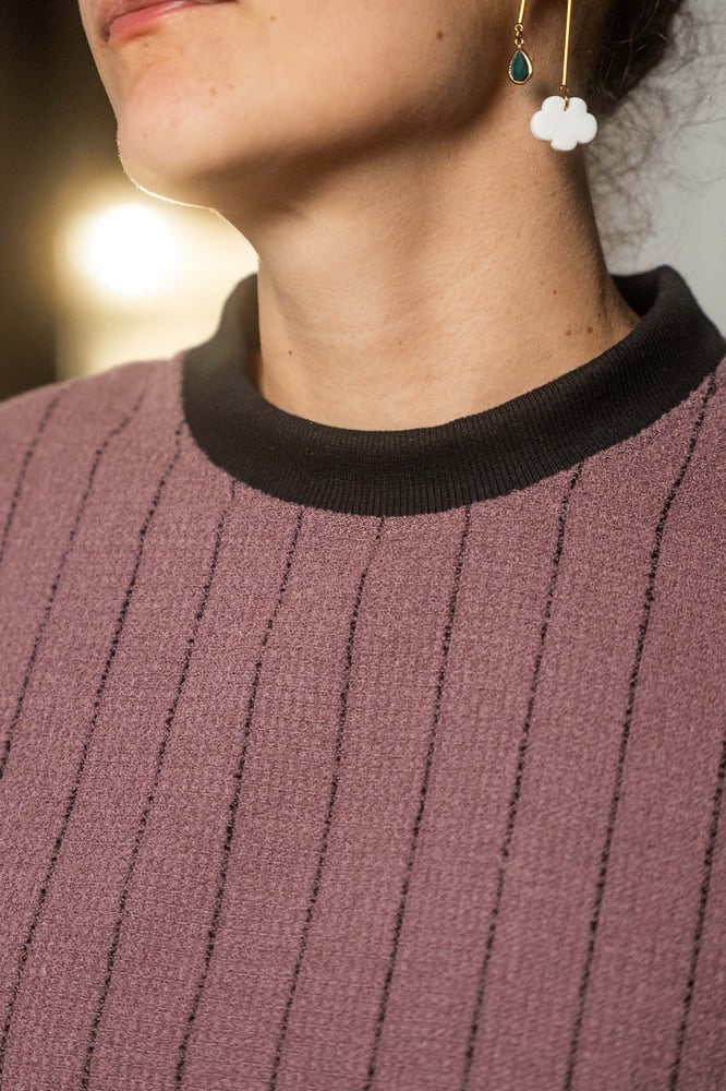 Image of Maglione interlinea pink