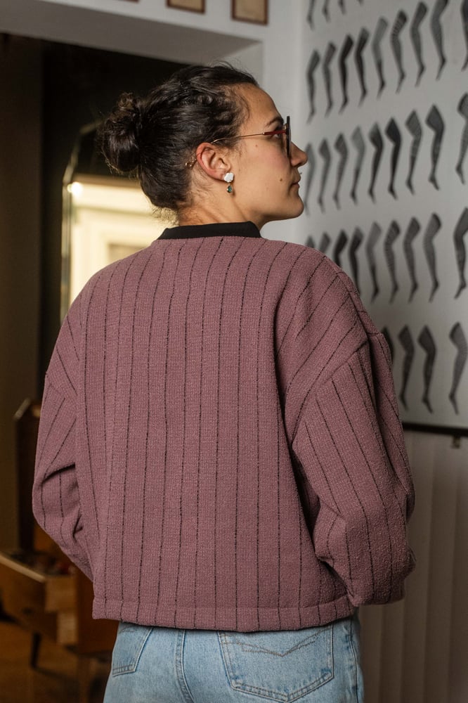 Image of Maglione interlinea pink