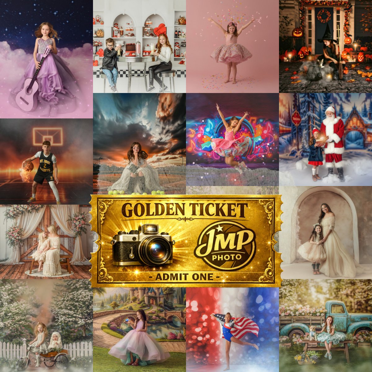 Image of 2026 STUDIO MINI SESSIONS GOLDEN TICKET