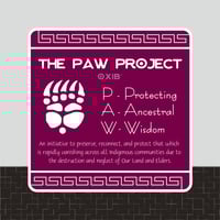 Image 3 of PAW Project Sticker - Tiers