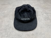 Image 3 of Patagonia Corduroy Cap Text Logo: Ink Black 