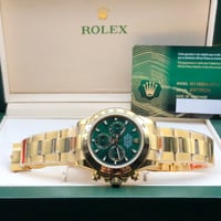 Image 3 of Rolex Daytona- 40mm- Oro e Verde- acciaio