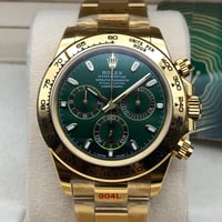 Image 2 of Rolex Daytona- 40mm- Oro e Verde- acciaio