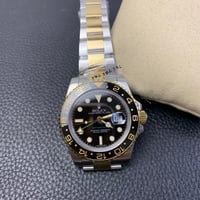 Image 3 of Rolex GMT Master - 40mm- Nero acciaio e oro