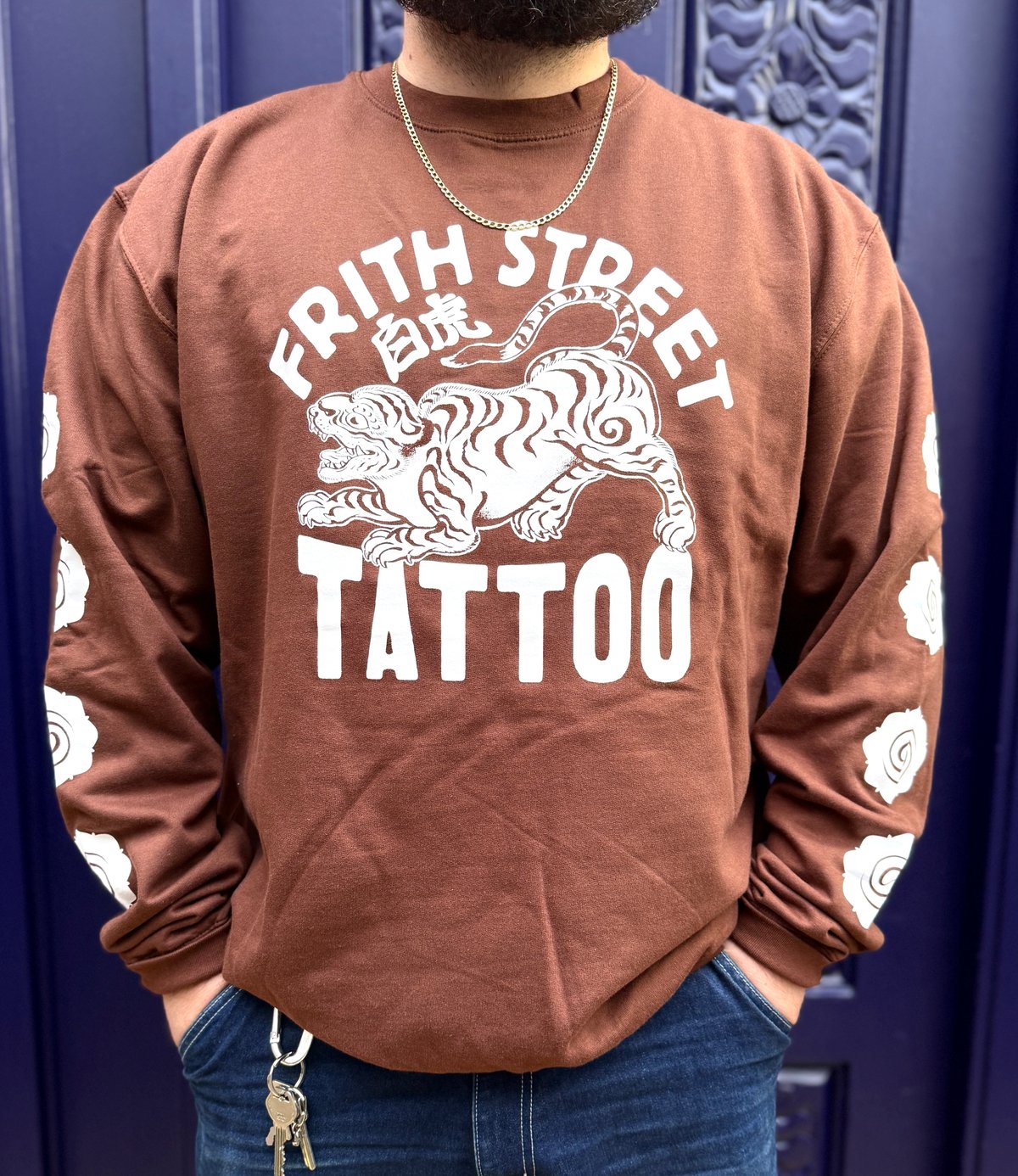 Image of Tiger Jumper - Chocolate Brown 