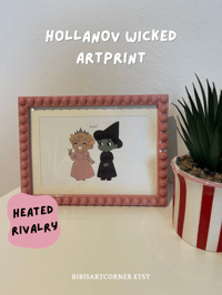 Image 2 of Hollanov Wicked Art Print Heated Rivalry