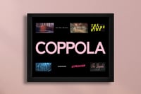 Image 1 of Sofia Coppola "Title Cards" in shadow box | 11"x14" | Two versions | Print + frame