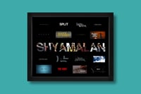 Image 2 of M. Night Shyamalan "Title Cards" in shadow box | 11"x14" | Print + frame