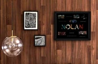 Image 3 of Christopher Nolan "Title Cards" in shadow box | 11"x14" | Print + frame