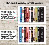 Image 2 of Martin Scorsese "Best of" VHS art: 11"x14" | Two versions | Professionally printed