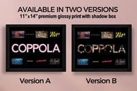 Image 4 of Sofia Coppola "Title Cards" in shadow box | 11"x14" | Two versions | Print + frame