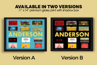 Image 3 of Wes Anderson "Title Cards" in shadow box | 11"x14" | Print + frame