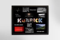 Image 1 of Stanley Kubrick "Title Cards" in shadow box | 11"x14" | Print + frame