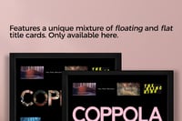 Image 5 of Sofia Coppola "Title Cards" in shadow box | 11"x14" | Two versions | Print + frame