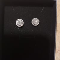Image 4 of Moissanite Diamond Earrings 