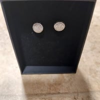 Image 6 of Moissanite Diamond Earrings 