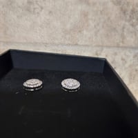 Image 7 of Moissanite Diamond Earrings 