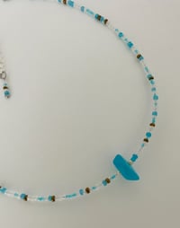 Image 3 of Sea Glass & Sand Choker 