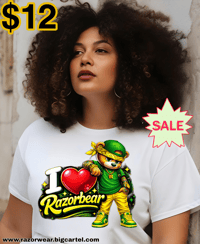 I love RazorBear Tee