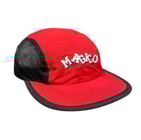 Image 1 of MÁGICO - "Brick by Brick" 5 panel soft cap (Red)