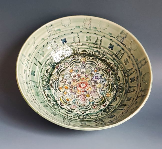 Green Flower Mandala