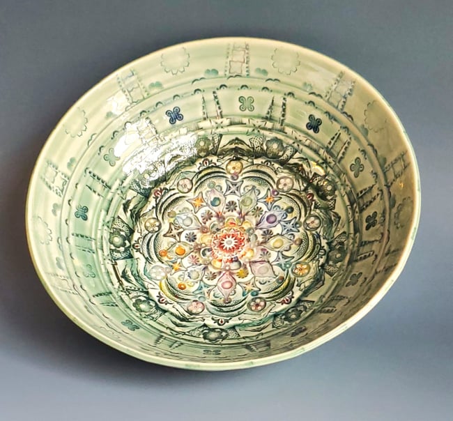 Green Flower Mandala