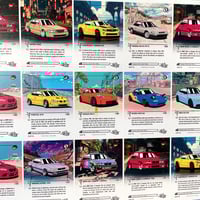 Image 2 of 💎 UNCUT - Authentique planche d'imprimerie signée : Cartes Communes (Type A) 50x70 