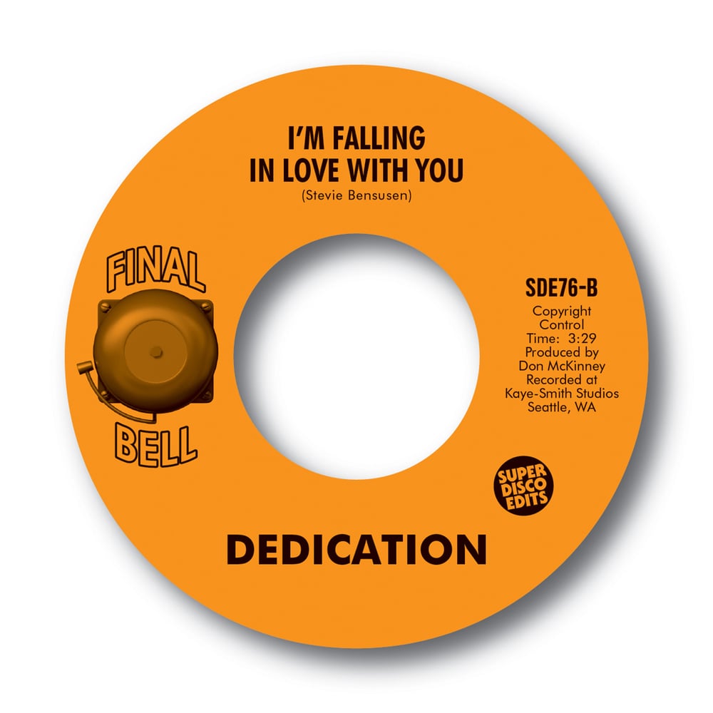 Dedication "I Need You So""Im Falling In Love With You"  Final Bell 45rpm 