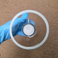 Image 6 of TRANSPARENT MARINA > WHITE SATIN & MOIST RASPBERRY HORNET