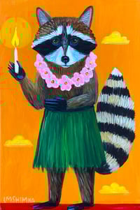 Aloha Raccoon Orange