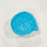 Image 1 of xs red polka pouring bowl