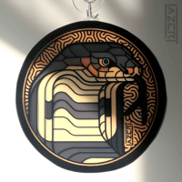 Image 3 of King Cobra - Faux Stained Glass Suncatchers