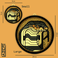 Image 5 of King Cobra - Faux Stained Glass Suncatchers