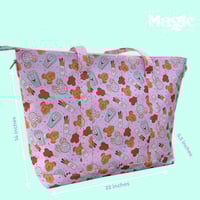 Image 2 of Happiest Snacks XL Totes | SMC EXCLUSIVE