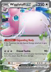 Wigglytuff ex - 040/165 - SV: Scarlet & Violet 151 - Near Mint