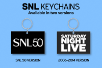Image 3 of SNL keychains: 1.75"x1.17" | Saturday Night Live | Laser-engraved acrylic | Sketch comedy