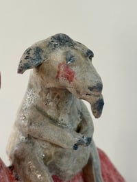 Image 3 of Clay: Goat on Red Pony