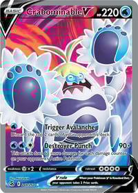 Crabominable V (Full Art) - SWSH08: Fusion Strike - Near Mint