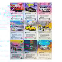 Image 1 of 💎 UNCUT - Demi-planche de cartes Rares signée au dos (21x28cm)