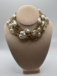 Image 1 of Tiered Pearl Choker