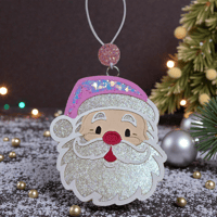 Image 5 of Christmas Freshies|Winter Scented Freshener|Accessories|Cute Santa Face Freshie|Car|Gift|Custom