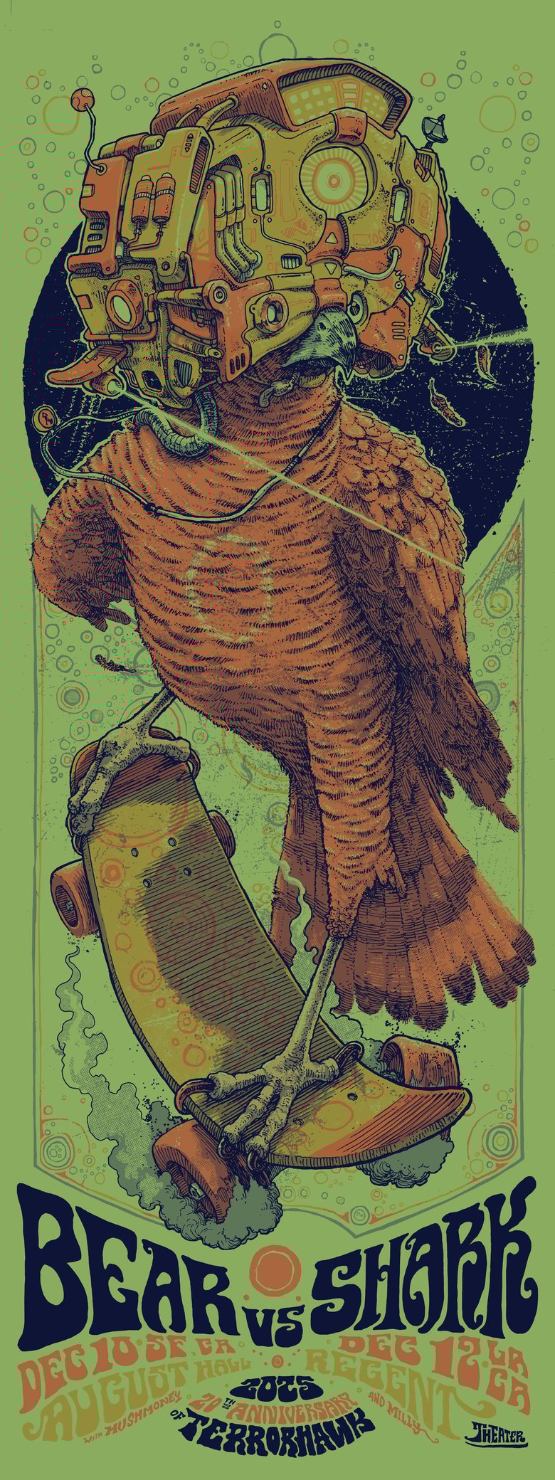 Image of Bear vs Shark - West Coast dates 2025 (Green Paper)