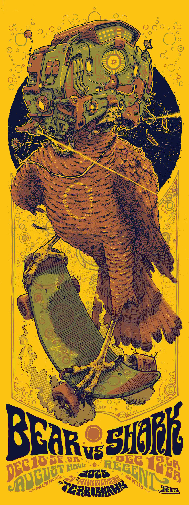 Image of Bear vs Shark - West Coast dates 2025 (Yellow Paper)