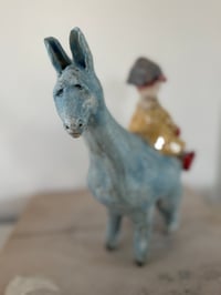 Image 2 of Clay: going to town on my llama