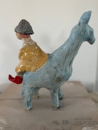 Image 6 of Clay: going to town on my llama